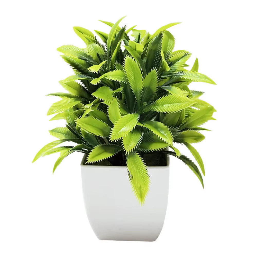 Mini fleurs artificielles en pot