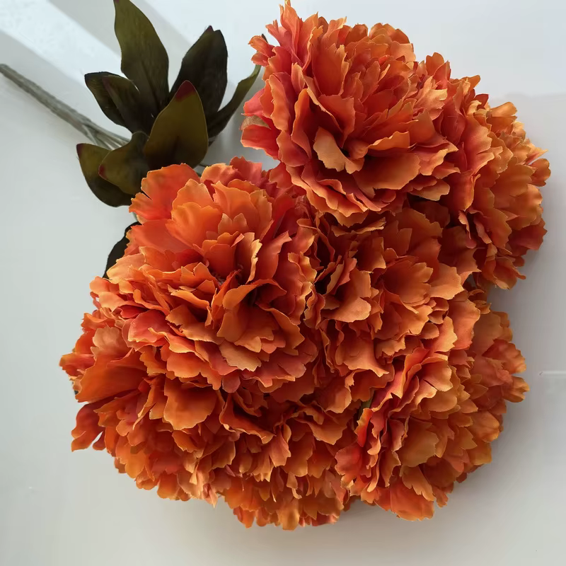 Fleurs artificielles d'hibiscus à 7 têtes | Faux Bouquet