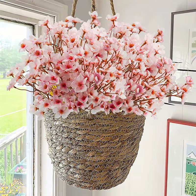 Fleur de cerisier artificielle rose 40cm