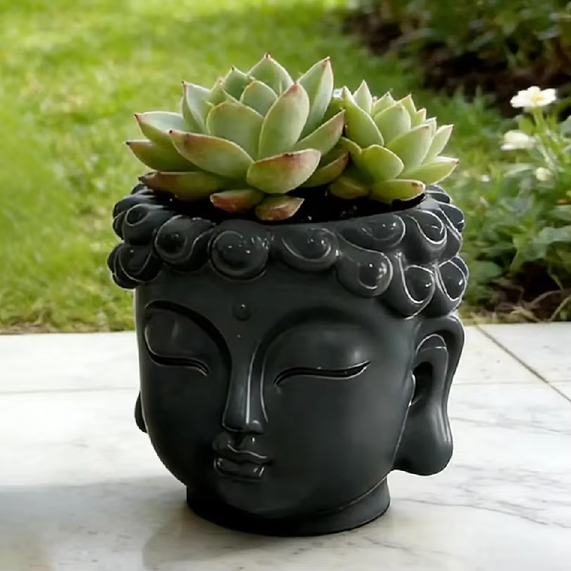 Pot à succulentes Bouddha Zen