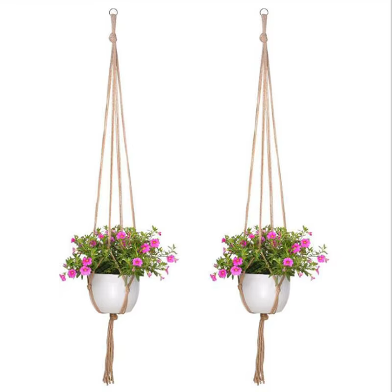 ConfronPlant-Cintre de plante en macramé fait à la main