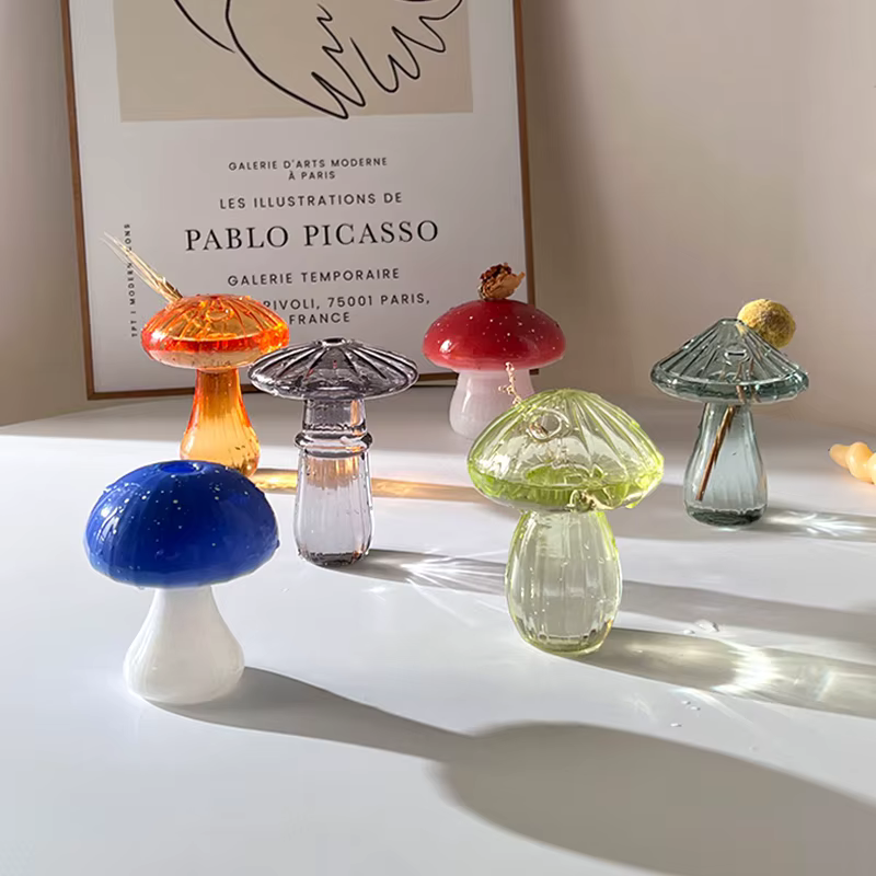 Vase à grenade en verre