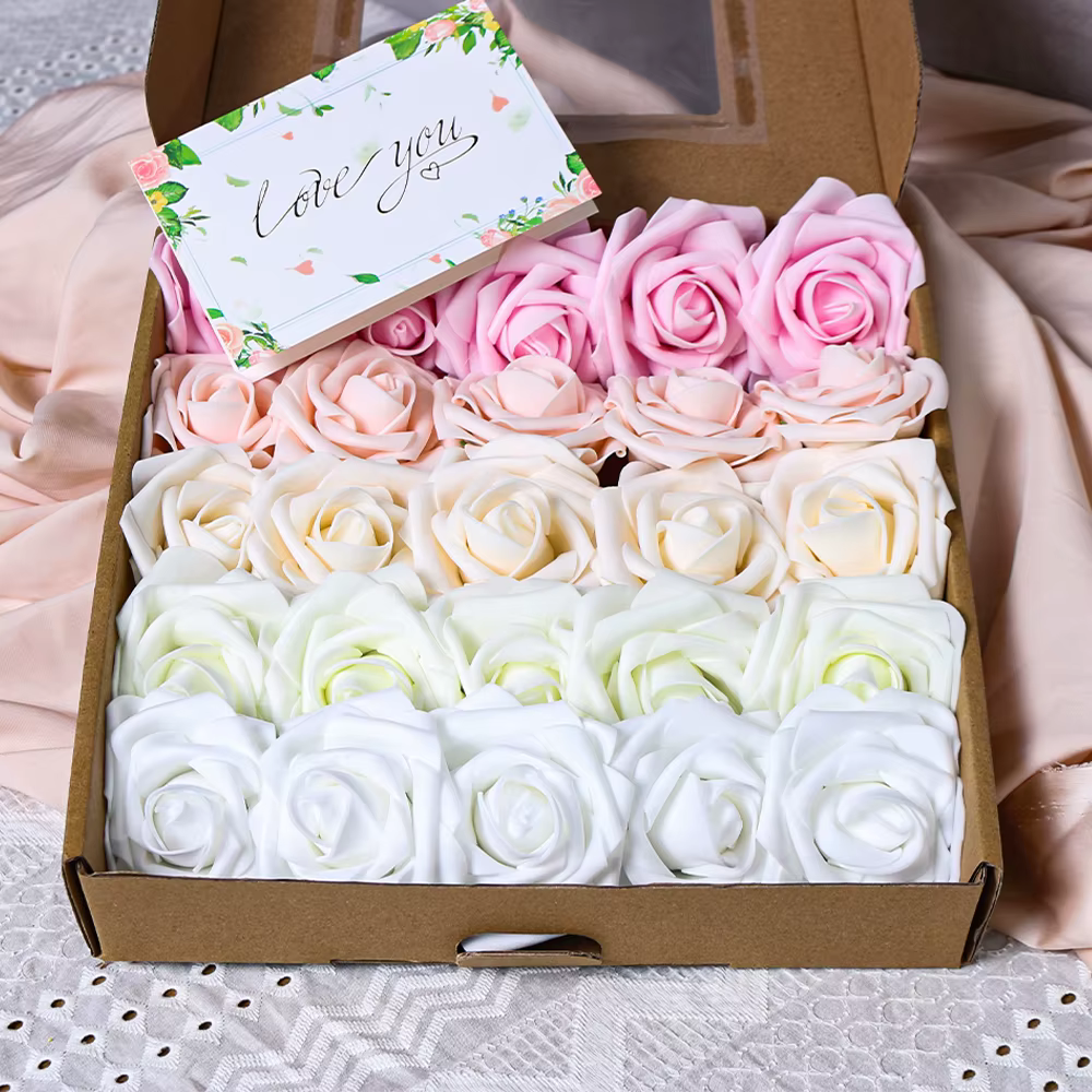 Roses Artificielles en Mousse PE