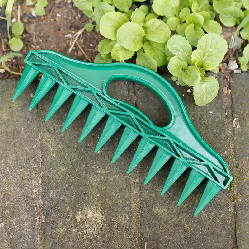 Semoir manuel portable pour semis de jardinage, perforateur de sol pour la plantation de graines et le desserrage du sol
