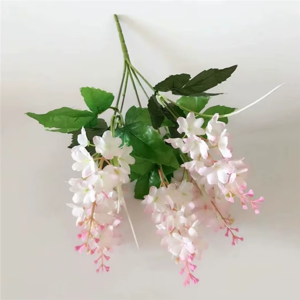 Hyacinthe fleur artificielle toucher réel réaliste mariage 33 cm Bouquet bricolage faux pour bureau fête tombe de haute qualité