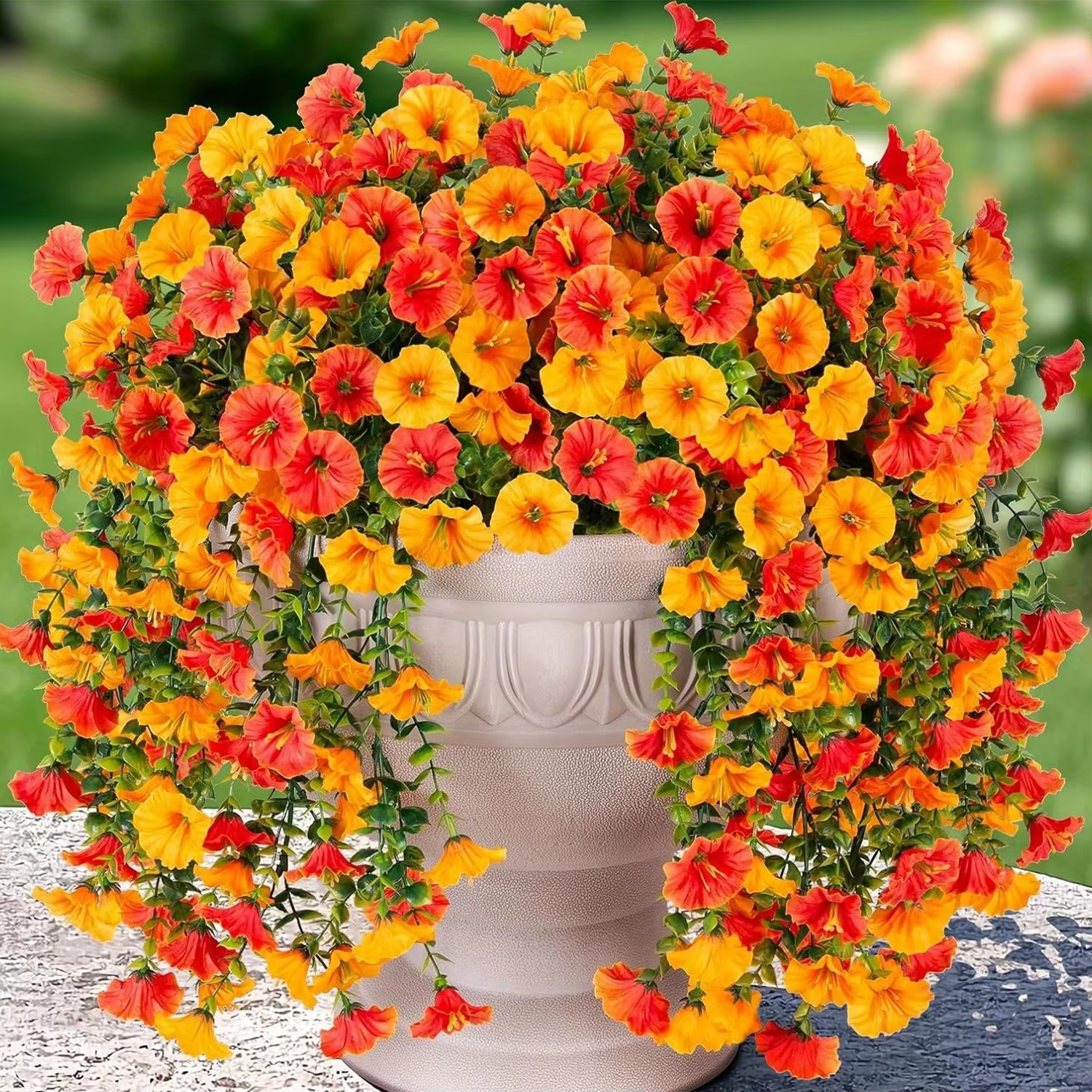 Guirlande de fleurs artificielles Morning Glory pour mariage