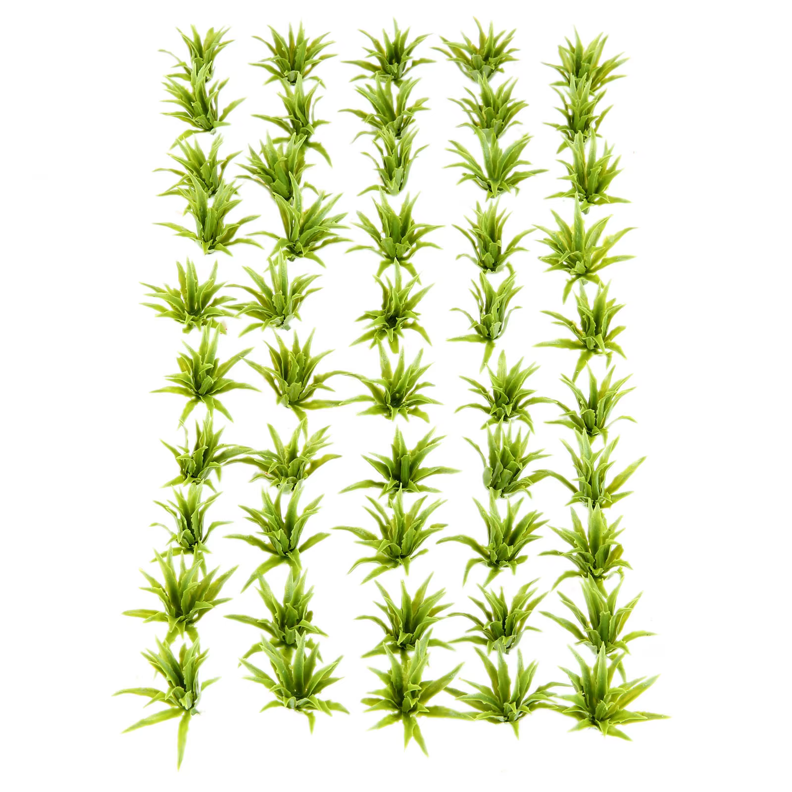 50pcs arbustes verts modèle de buisson plantes artificielles chemin de fer jeu de guerre parc Diorama paysage HO 3.5 cm