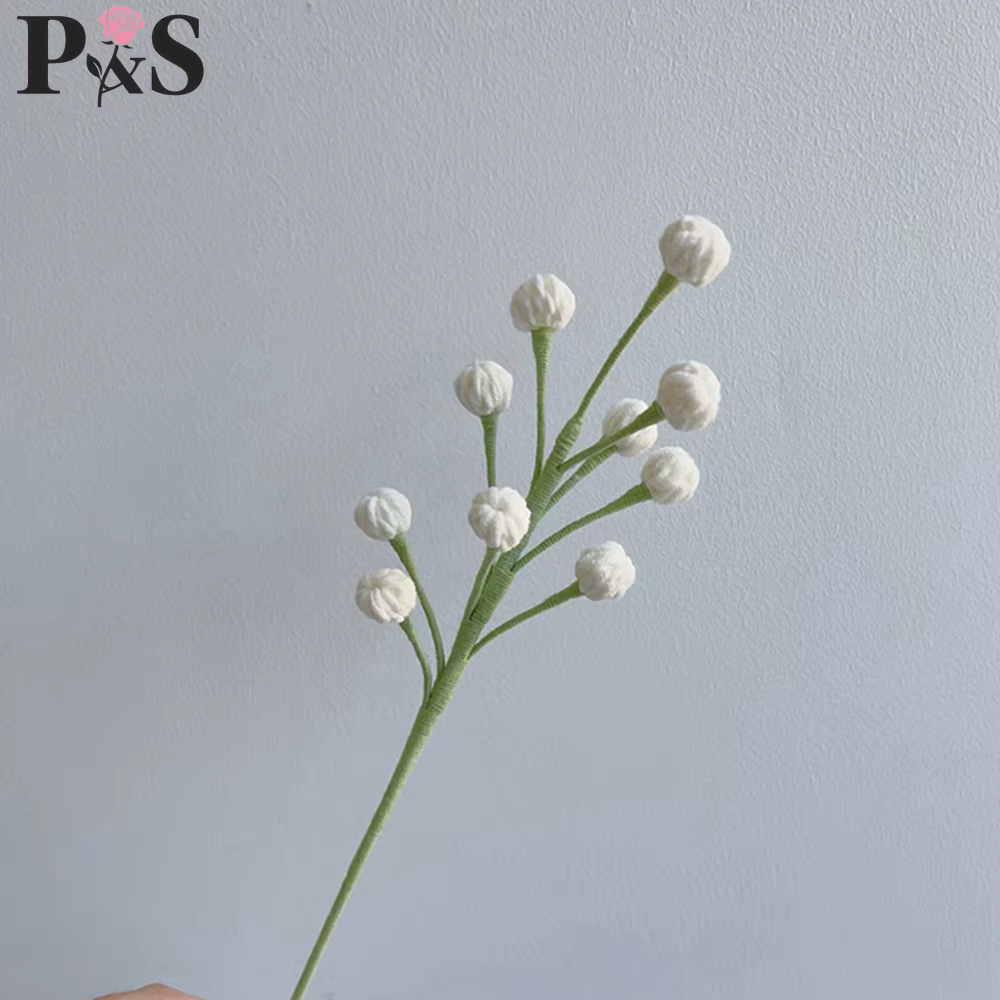 Snowberry – fleur au Crochet faite à la main