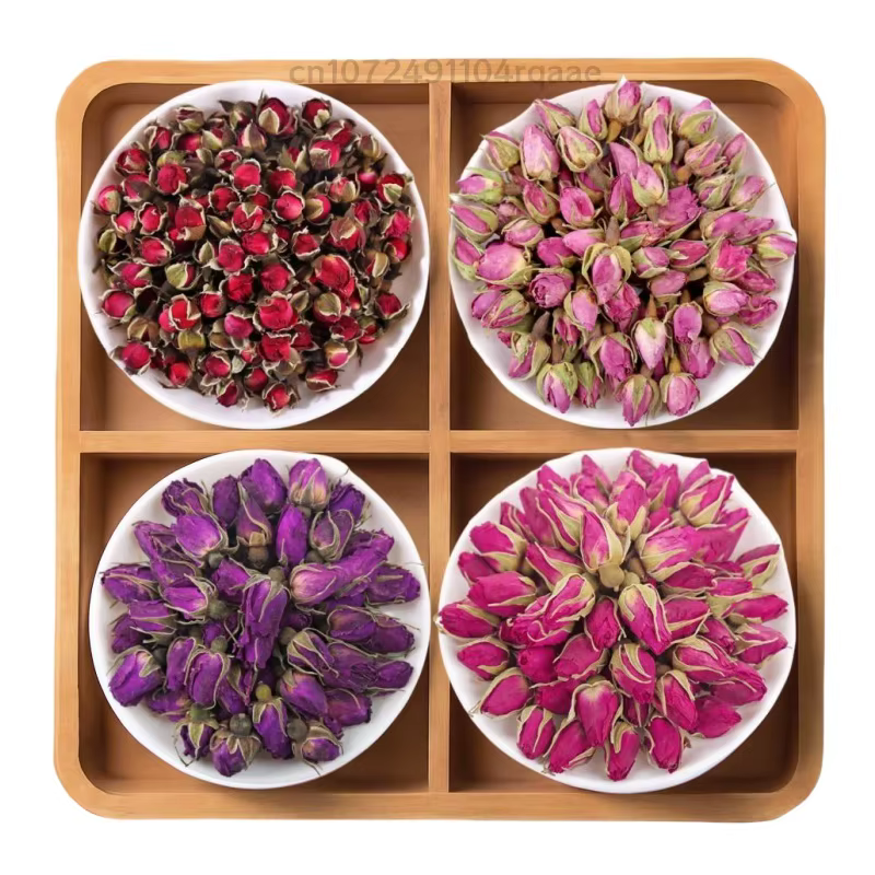 Boutons de roses secs naturels de qualité supérieure – Matériaux d'aromathérapie DIY pour la fabrication de savon
