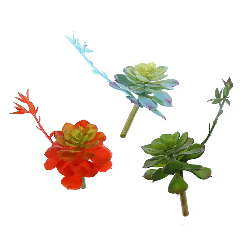 Grands plantes succulentes de Lotus artificielles 11x13cm