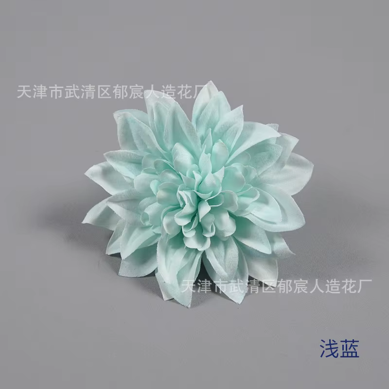 10 têtes de fleurs artificielles Dahlia de 10 cm