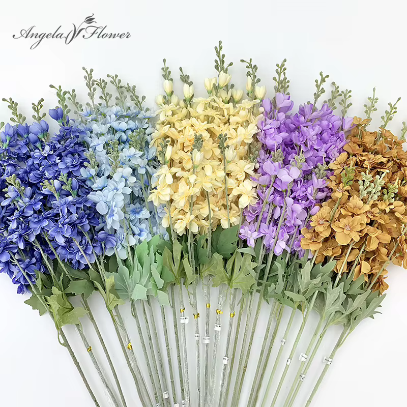 Branche de Fleurs Artificielles Delphinium Enge
