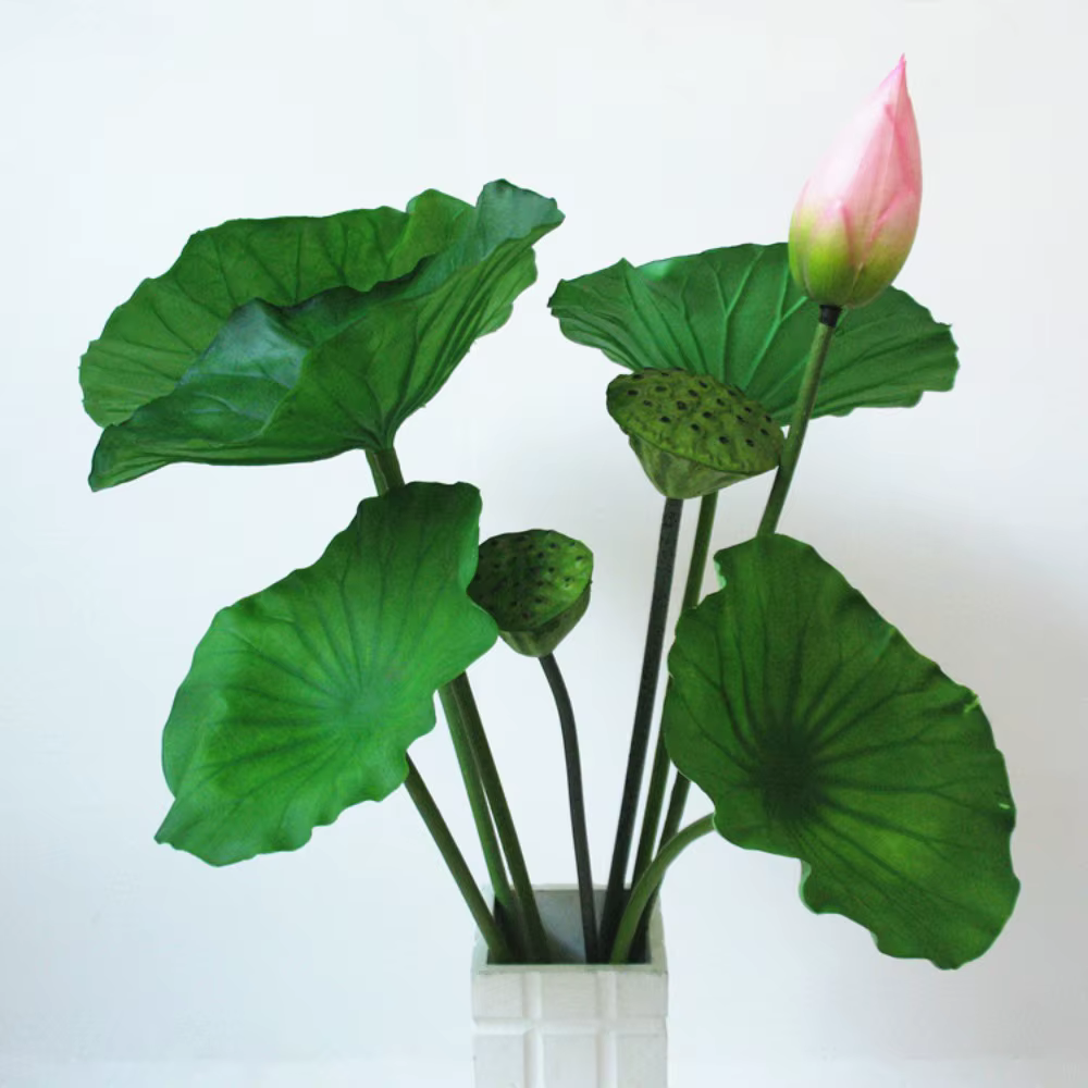 Fleur artificielle paysagère à longue tige pour décoration DIY