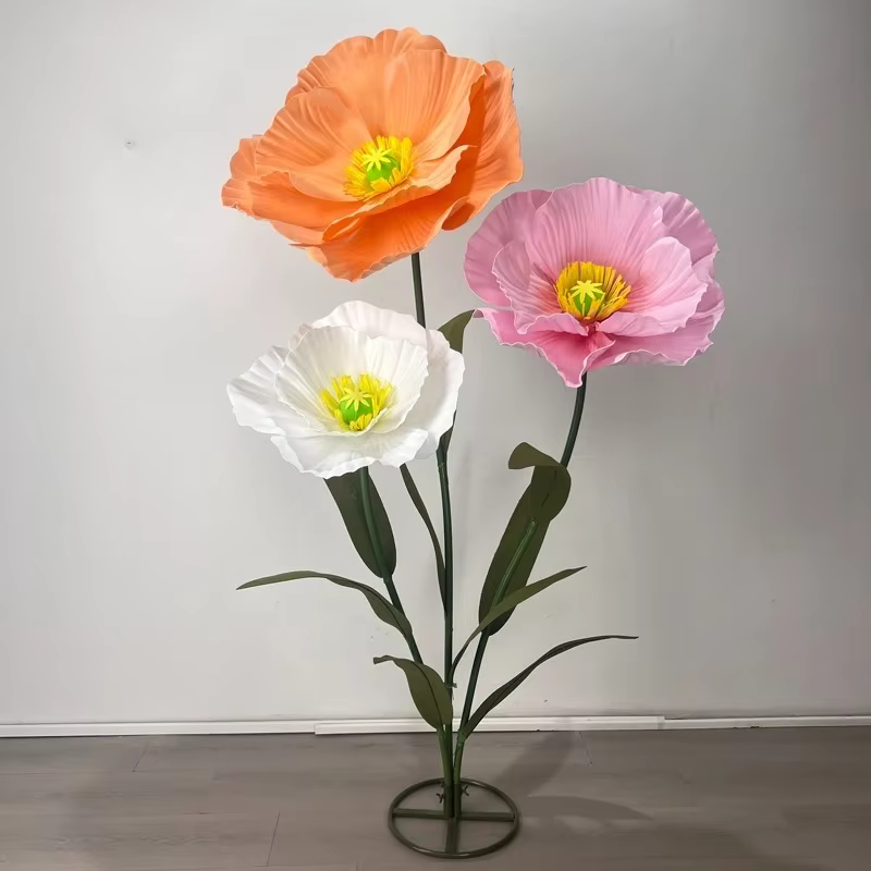 Grands fleurs en papier artificielles géantes
