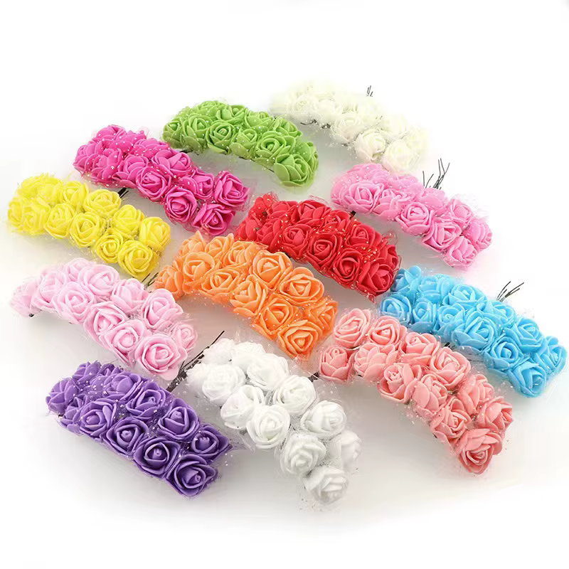 144 pièces mousse fleur artificielle multicolore mariage décor à la maison Scrapbooking