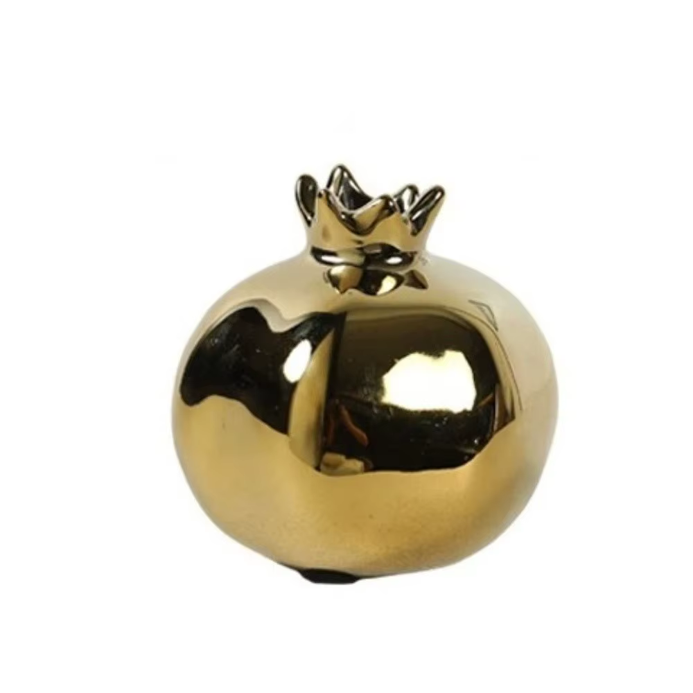 Vase en céramique artisanal en forme de grenade