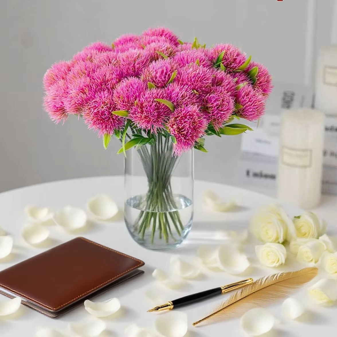 Plantes de pissenlits artificiels pour la maison