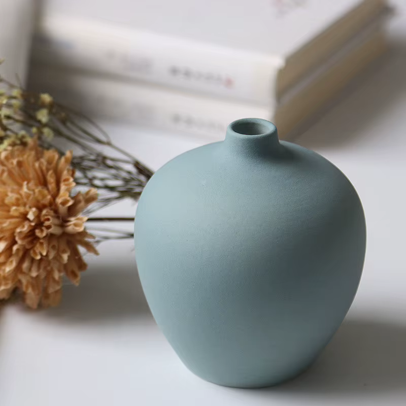 Vase en céramique couleur Morandi