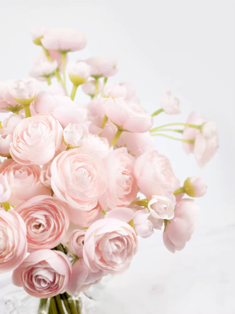 Bouquet de fleurs artificielles Ranunculus