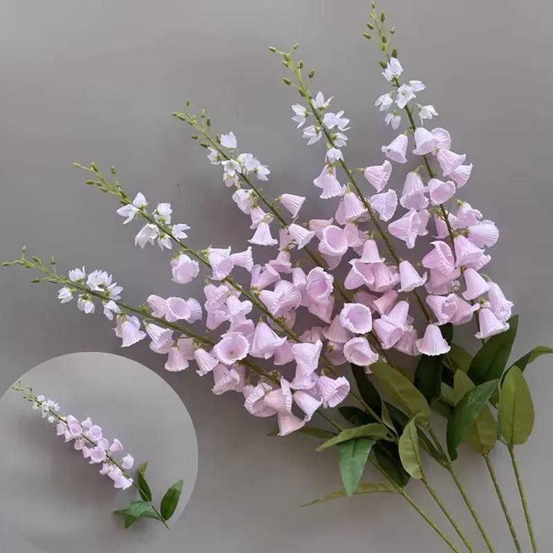 Fleurs d'orchidées en soie de luxe pour l'automne