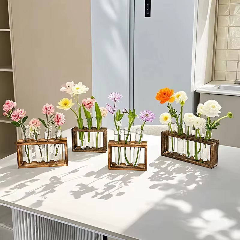 Vase hydroponique pour Tube à essai de plantes