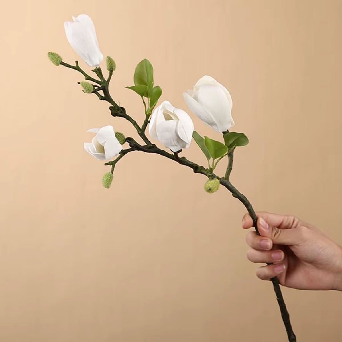 Bouquet de fleurs artificielles InjMagnolia