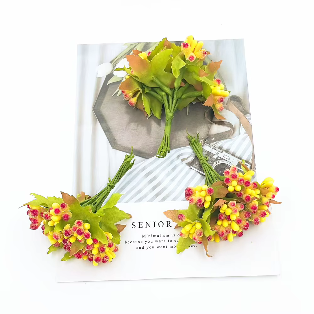Fleurs Artificielles en Étamines de Gel