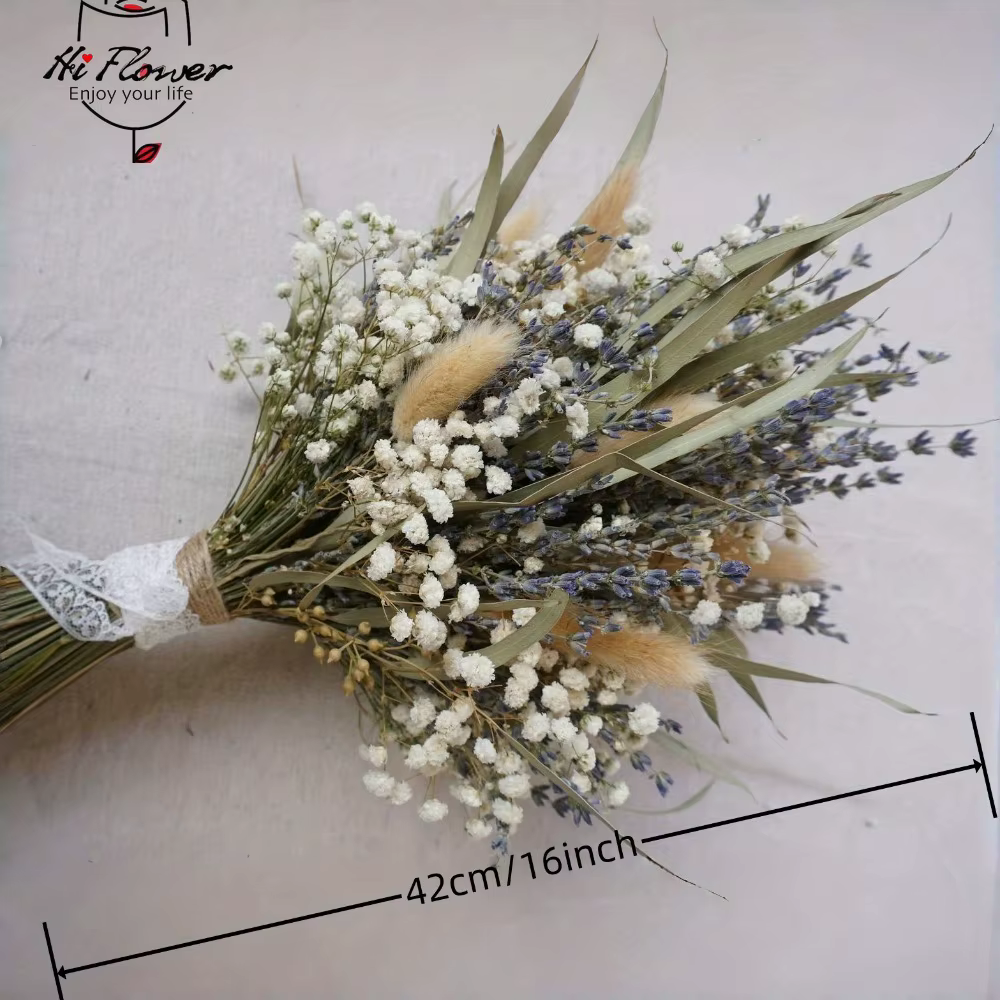 Bouquet de fleurs séchées naturelles