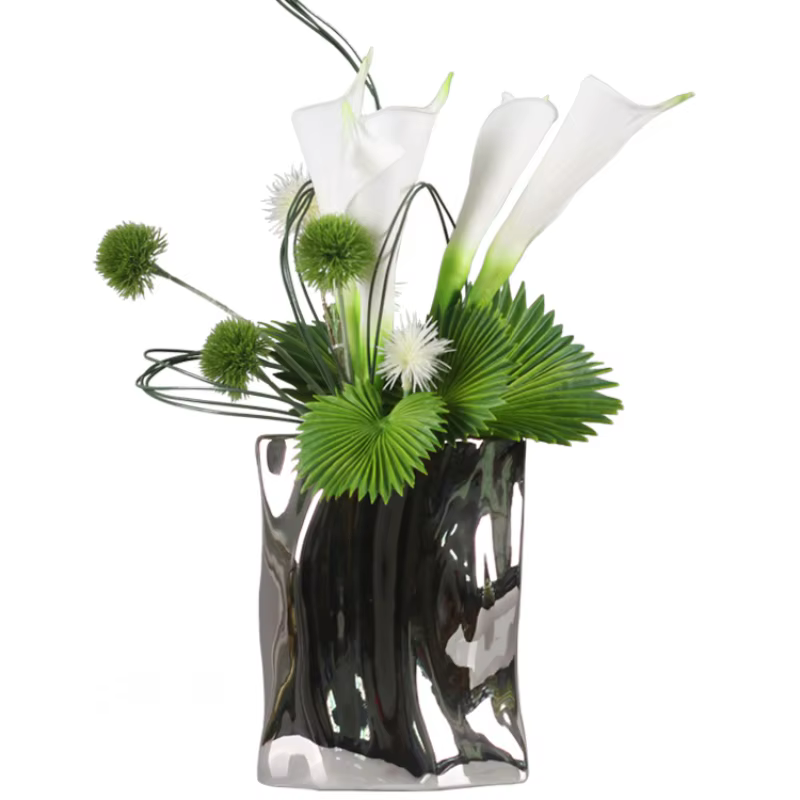 Ensemble de Vases à fleurs artificielles élégants