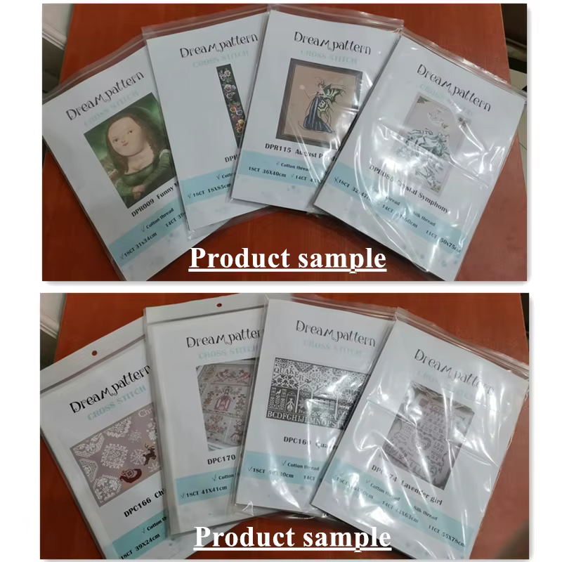 Kit de points de croix pour confection de fleurs