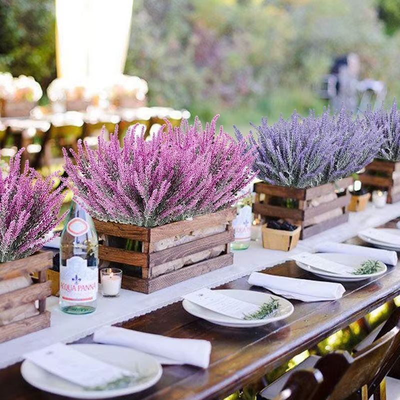Fausses fleurs de lavande artificielles