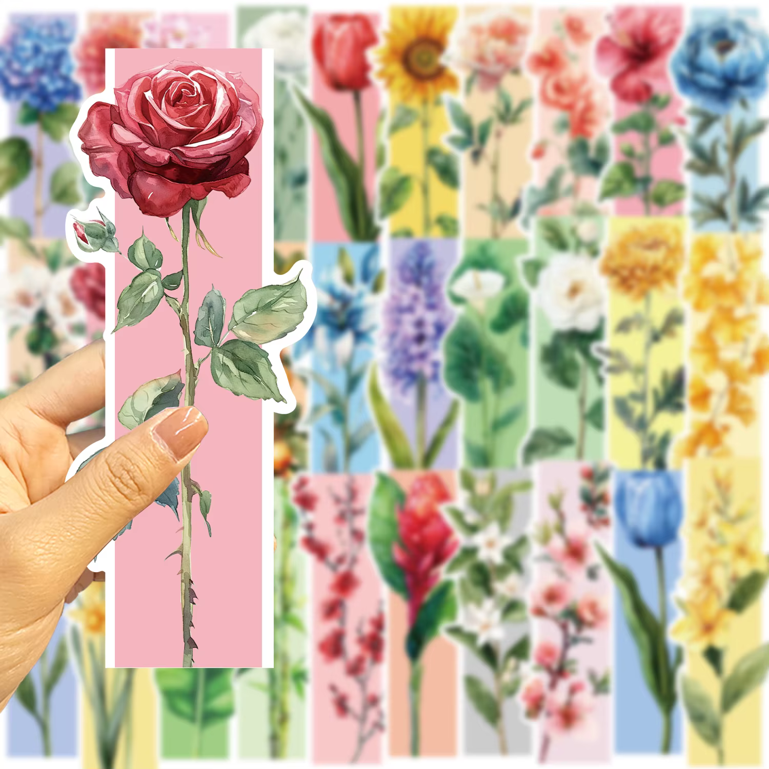 Marque-pages de fleurs