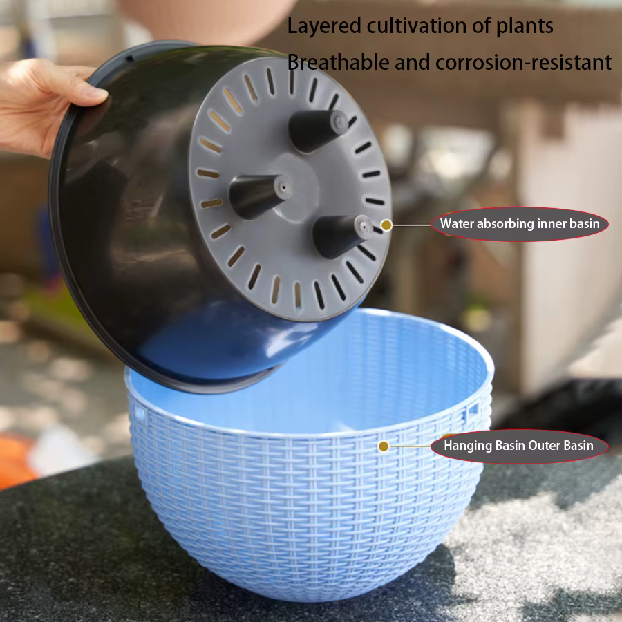Pot suspendu d'intérieur en plastique