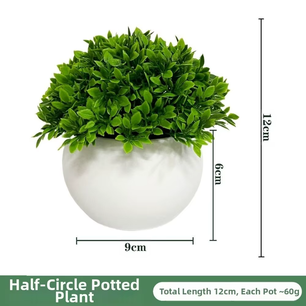 Avec Pot plantes artificielles décor extérieur Pot ornement fleur artificielle décoration de fête de mariage Miniascape bonsaï vert en Pot