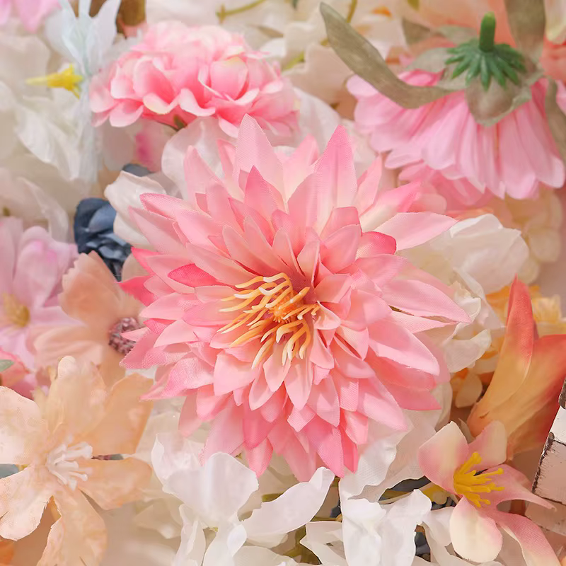 Mélange de fleurs artificielles en soie, plusieurs tailles, fausses fleurs pour décoration de maison, décoration de mariage, vêtements de mariée, guirlande de cadeaux artisanaux DIY