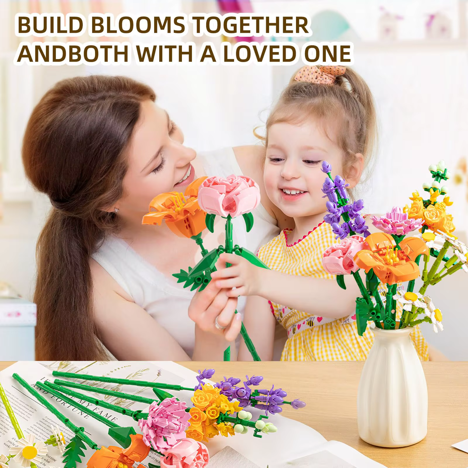 Blocs de construction de fleurs artificielles
