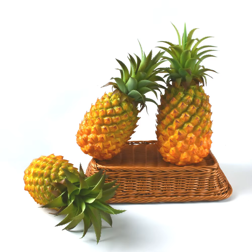 Grand ananas jaune Fruits tropicaux