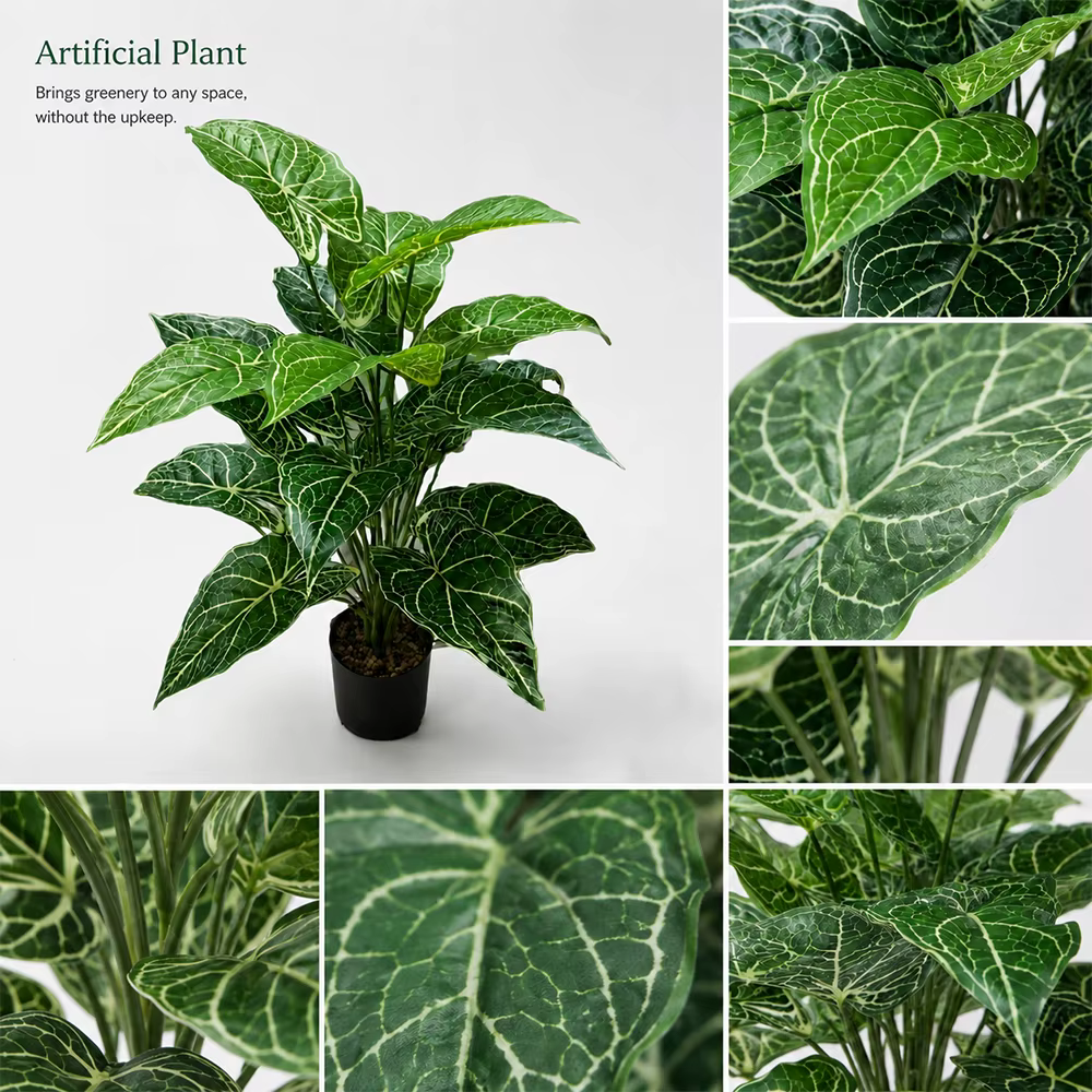 Plante artificielle Alocasia Odora à 18 têtes