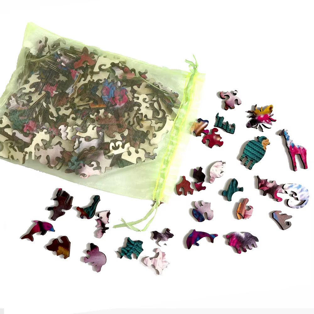 Magnifique puzzle en bois colibri – Décoration parfaite pour la maison et cadeau de vacances