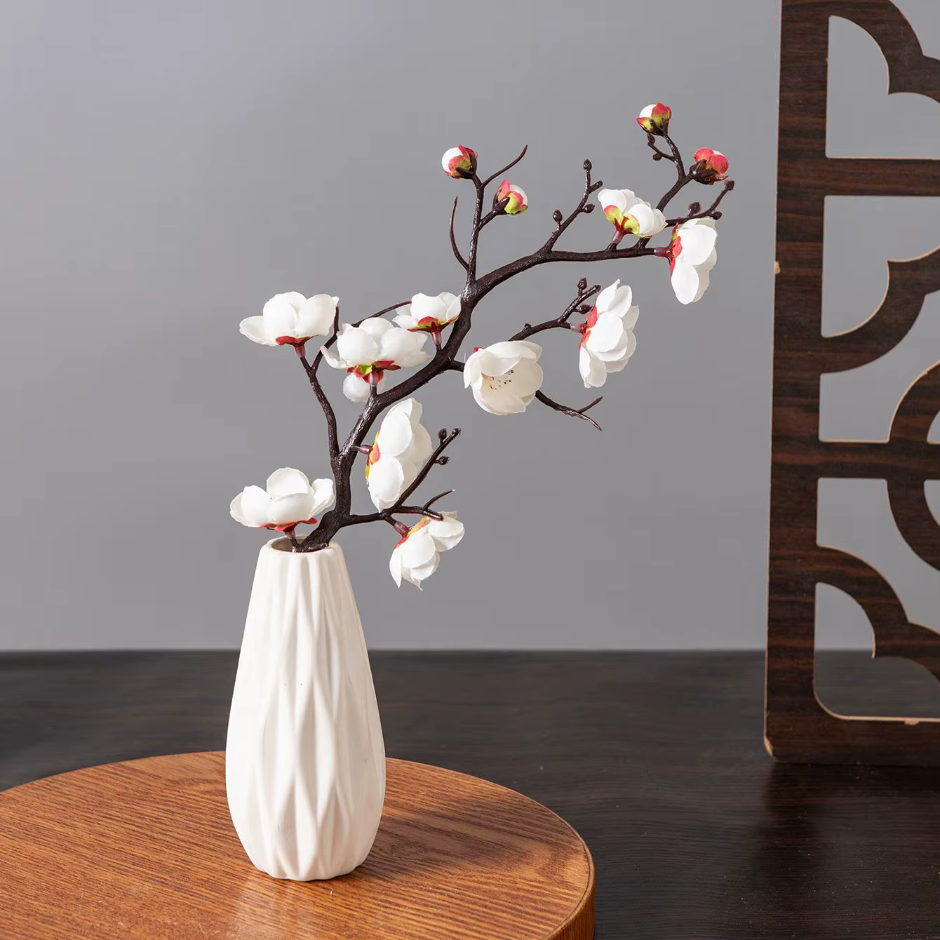 Fleurs artificielles en soie