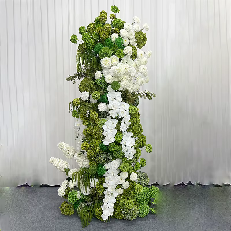 Fleurs artificielles de luxe en panneau KT