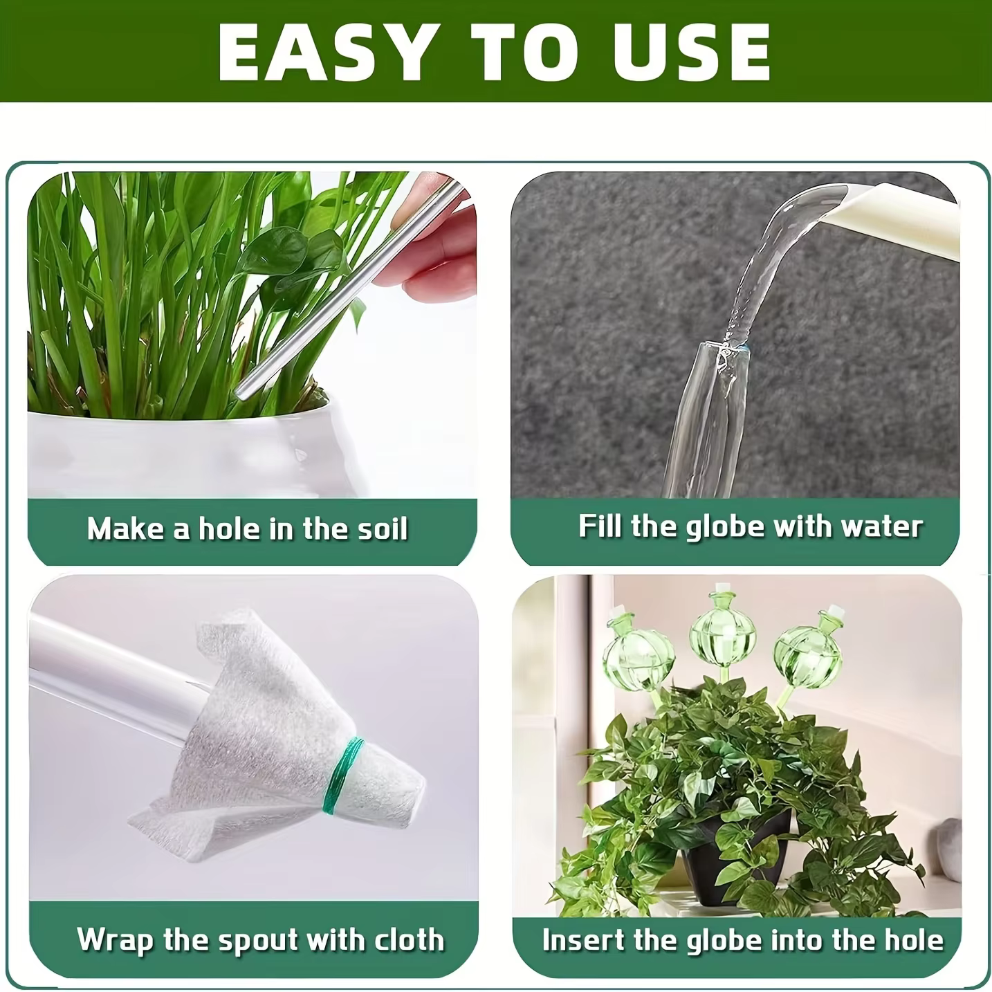 Dispositif d'arrosage automatique pour plantes en forme de Cactus