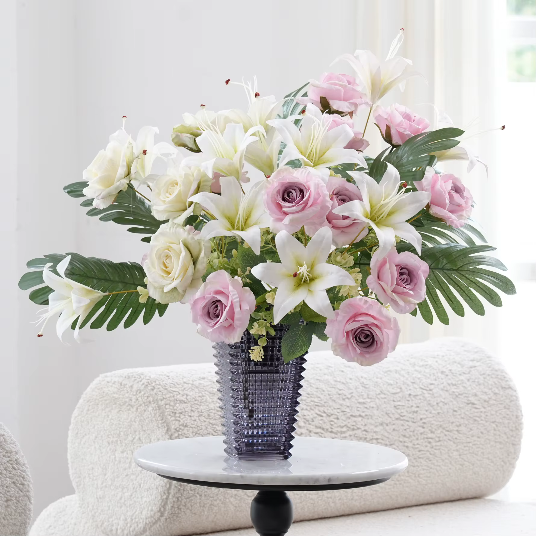 Bouquet de fleurs artificielles en soie X2025