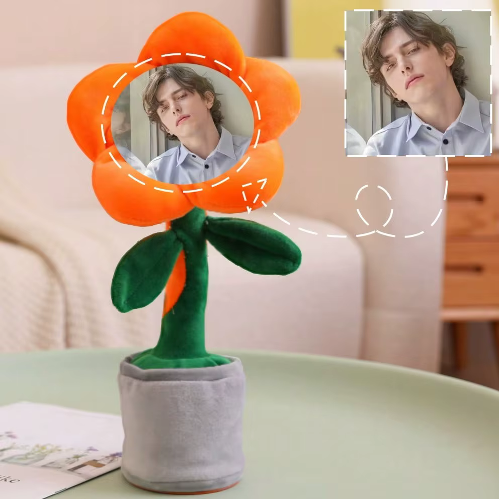 Décoration en forme de fleur DIY avec fleurs en peluche personnalisées