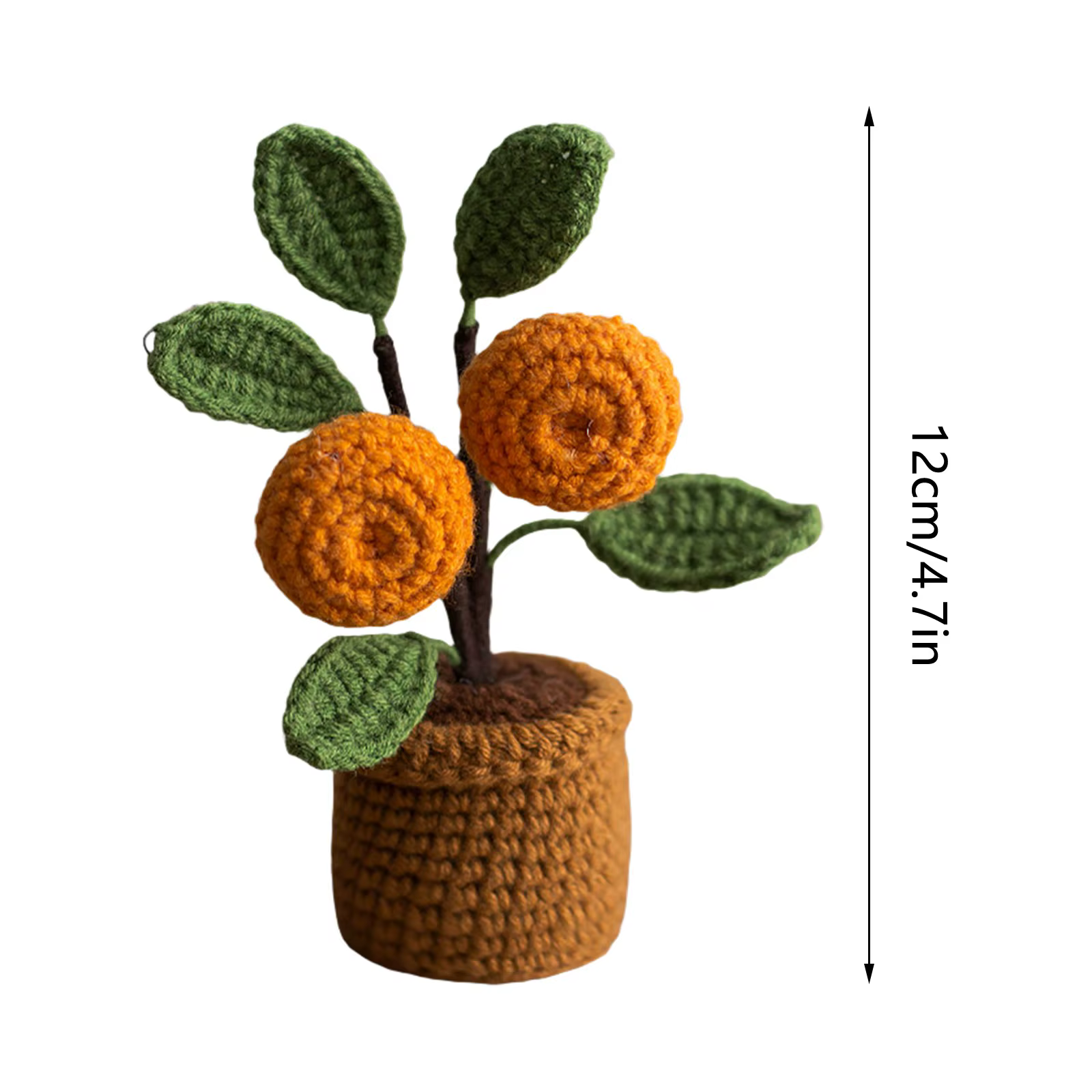 Plantes en pot tricotées à la main