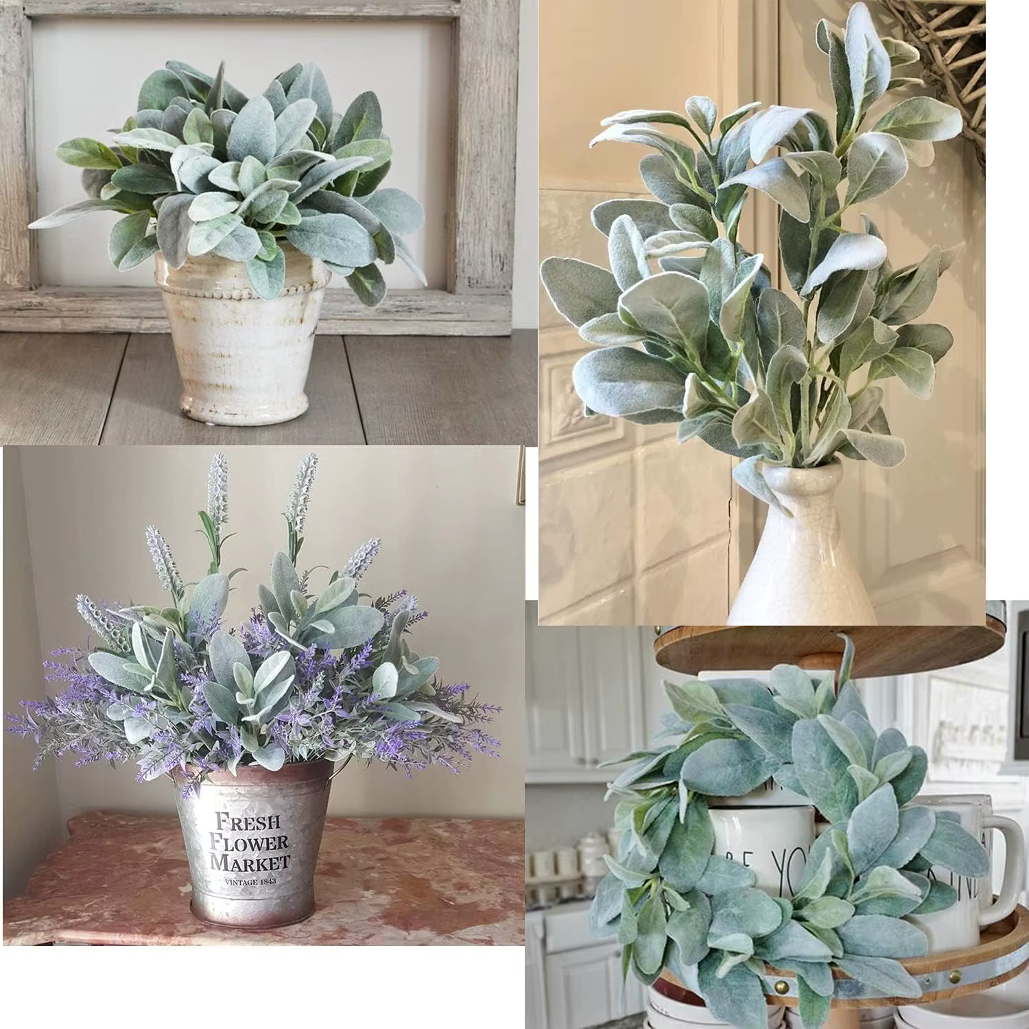 1/3 pièces de plantes artificielles en velours