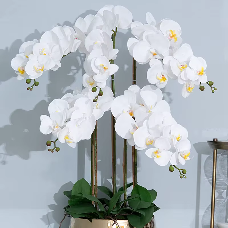 Bouquet de Fleurs Artificielles Orchidées Papillon