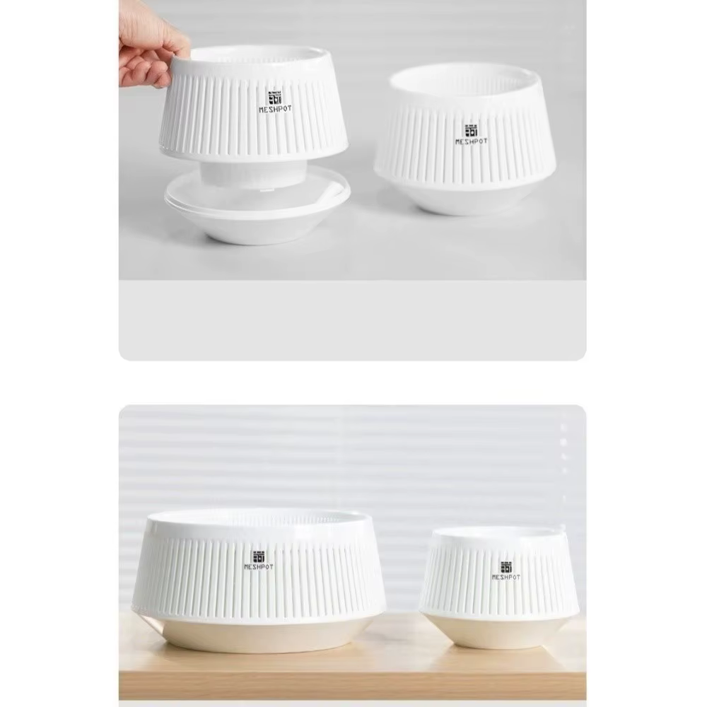 Pot à orchidées en maille de type split