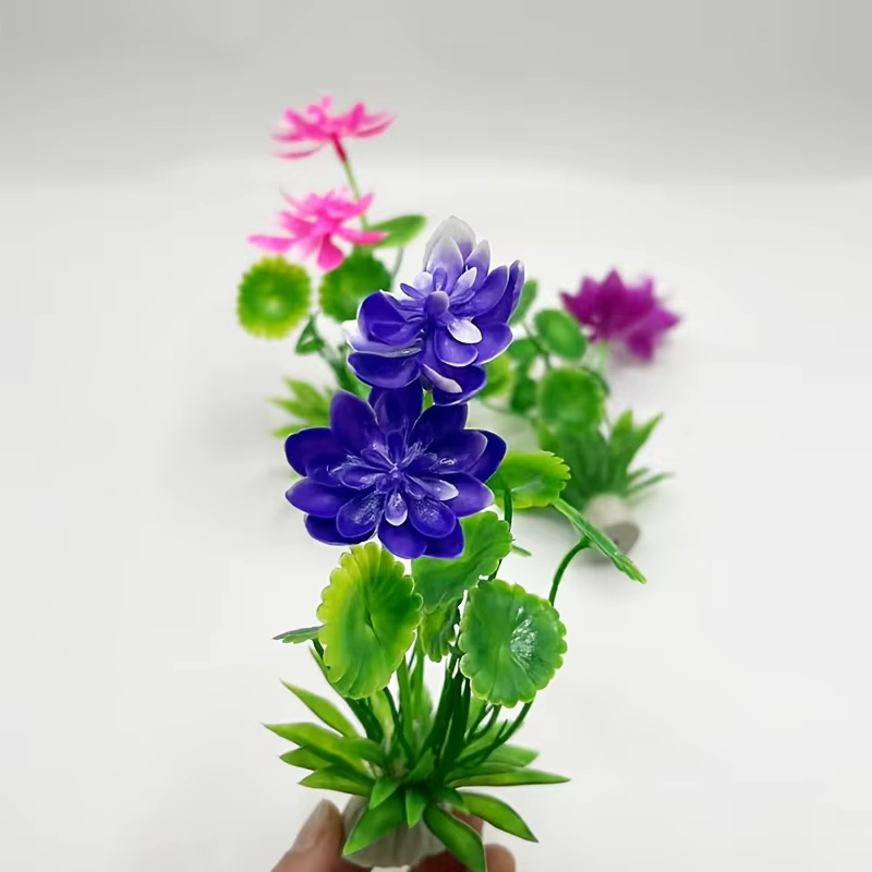 Plantes aquatiques artificielles décoratives pour aquarium