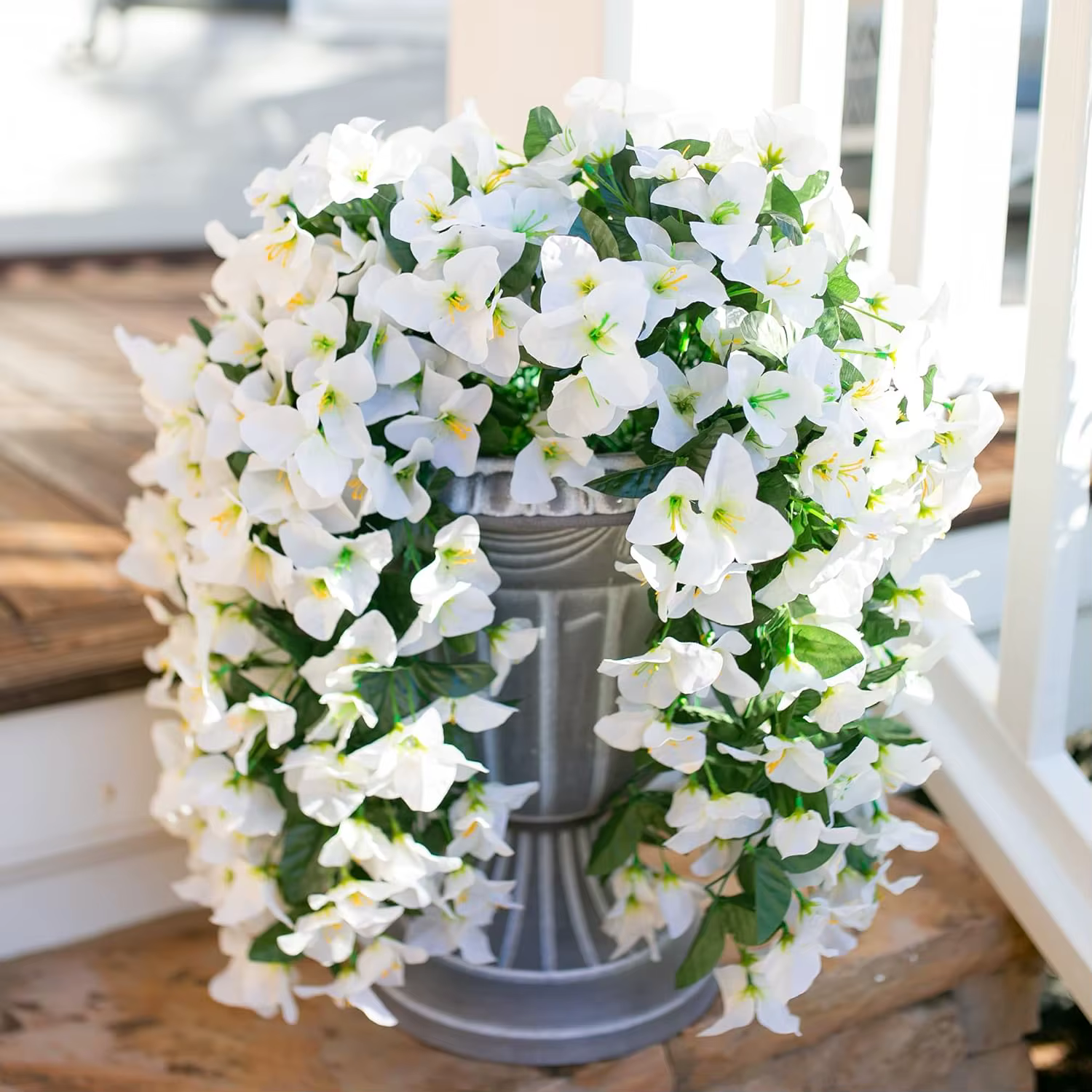 Guirlande artificielle de bougainvilliers pour mariage